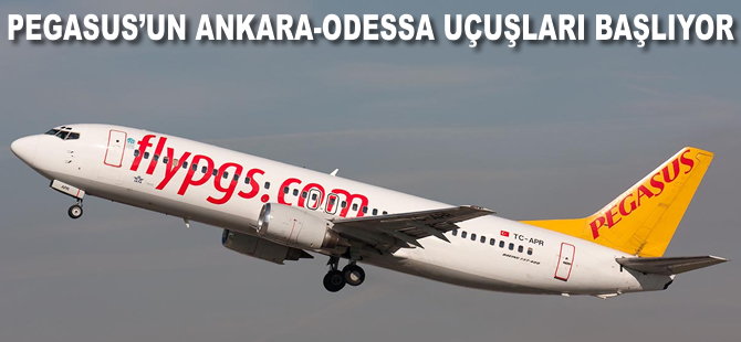 Pegasus Ankara'yı Odessa'ya bağlayacak