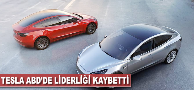 Tesla ABD'de liderliği kaybetti