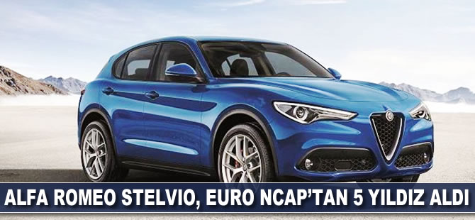 Alfa Romeo Stelvio Euro NCAP'ten 5 yıldız aldı