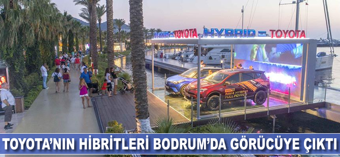 Toyota'nın hibritleri Bodrum'da görücüye çıktı