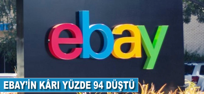 Ebay'ın kârı yüzde 94 düştü