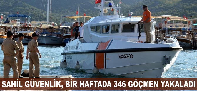 Sahil Güvenlik, Akdeniz ve Ege'de bir hafta 346 göçmen yakaladı