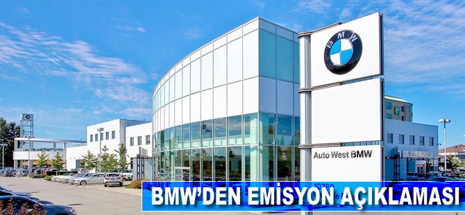 BMW'den emisyon açıklaması