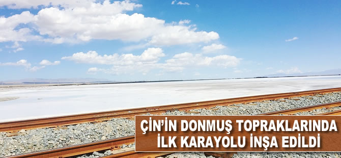 Çin'in donmuş topraklarında ilk karayolu inşa edildi