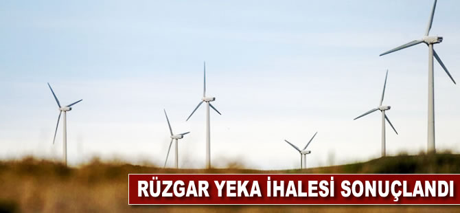 Rüzgar YEKA ihalesi sonuçlandı