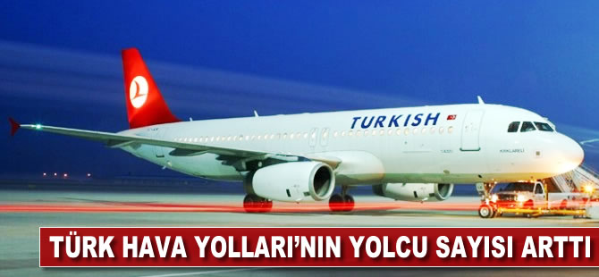 THY'nin yolcu sayısı arttı