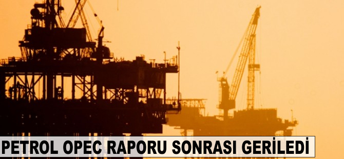 Petrol OPEC raporu sonrası geriledi