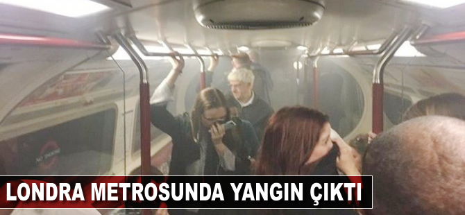 Londra metrosunda yangın çıktı