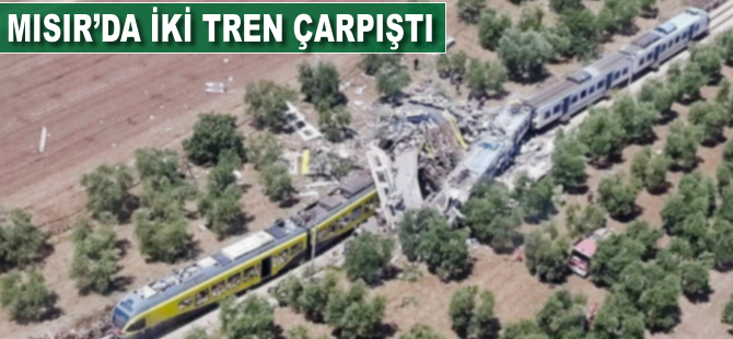 Mısır'da tren kazası: 49 ölü