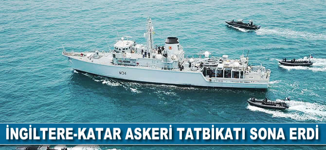 İngiltere-Katar askeri tatbikatı sona erdi