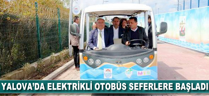 Yalova’da elektrikli otobüs seferlerine başladı