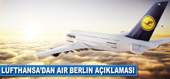 Lufthansa'dan Air Berlin açıklaması