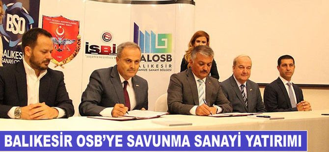 Balıkesir OSB ile İŞBİR arasında arsa sözleşmesi imzalandı