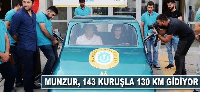 'Munzur', 143 kuruşla 130 kilometre gidiyor