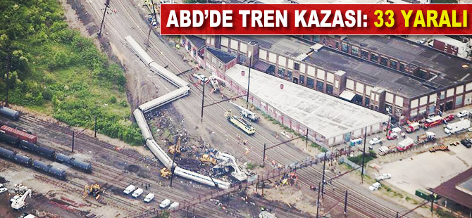 ABD'de tren kazası: 33 yaralı