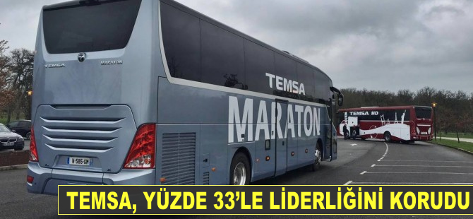 TEMSA yüzde 33'le liderliğini korudu