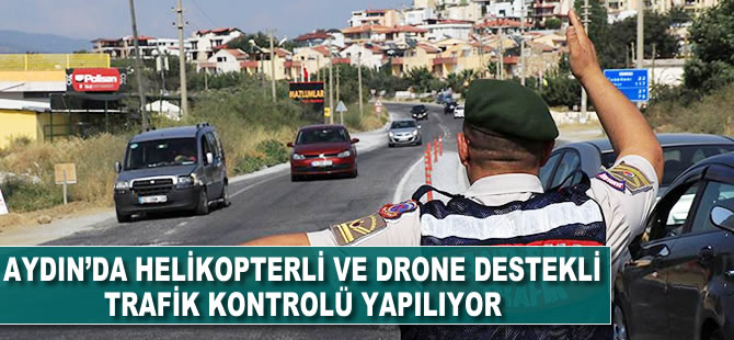 Helikopter ve drone destekli trafik kontrolü