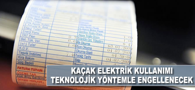 Kaçak elektrik kullanımı teknolojik yöntemle önlenecek