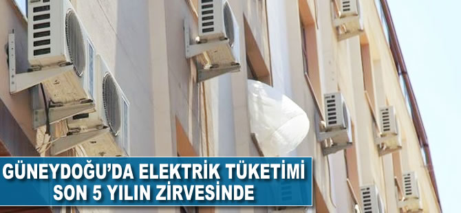 Güneydoğu'da elektrik tüketimi 5 yılın zirvesinde