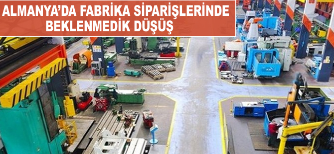 Almanya'da fabrika siparişlerinde beklenmedik düşüş