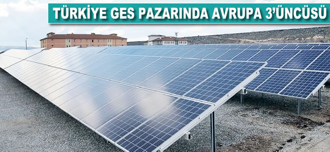 Türkiye, GES pazarında Avrupa 3'üncüsü