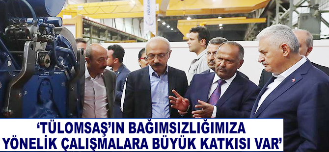 'TÜLOMSAŞ'ın bağımsızlığımıza yönelik çalışmalara büyük katkısı var'