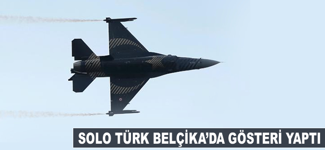 Solo Türk Belçika'da gösteri yaptı