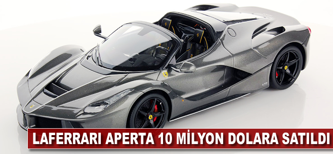 LaFerrari Aperta 10 milyon dolara satıldı