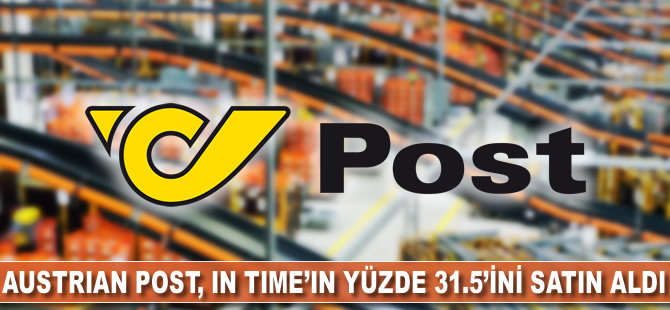 Austrian Post, In Time'ın yüzde 31.5'ini satın aldı