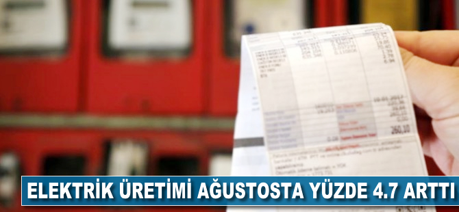 Elektrik tüketimi ağustosta yüzde 4.7 arttı