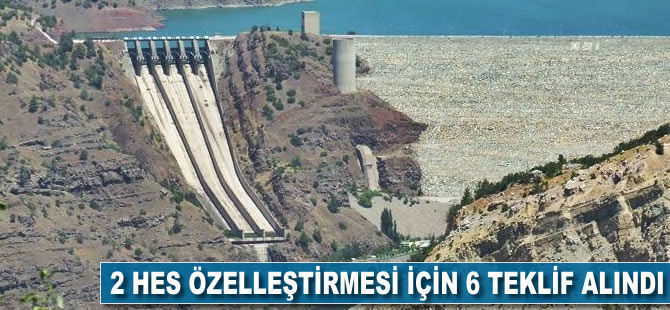 2 HES'in özelleştirilmesi için 6 teklif alındı