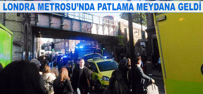 Londra metrosunda patlama meydana geldi