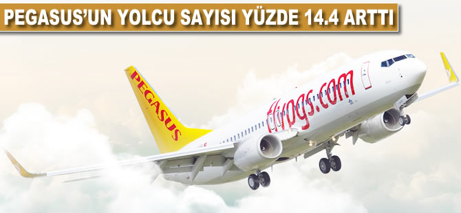 Pegasus'un yolcu sayısı yüzde 14.4 arttı