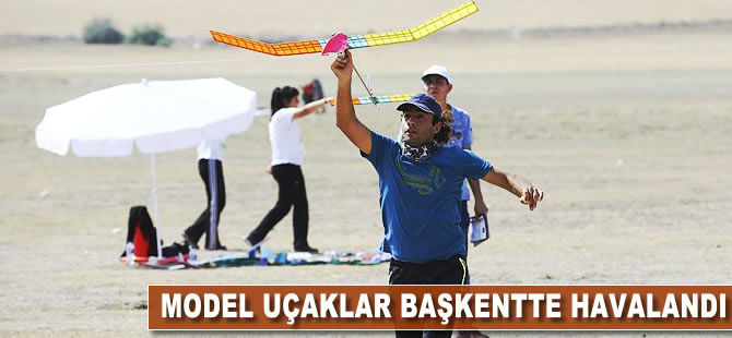 Model uçaklar başkentte havalandı