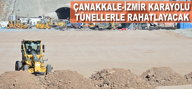 Çanakkale-İzmir karayolu tünellerle rahatlayacak