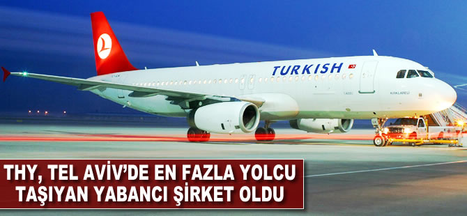 THY, Tel Aviv'de en fazla yolcu taşıyan yabancı şirket oldu