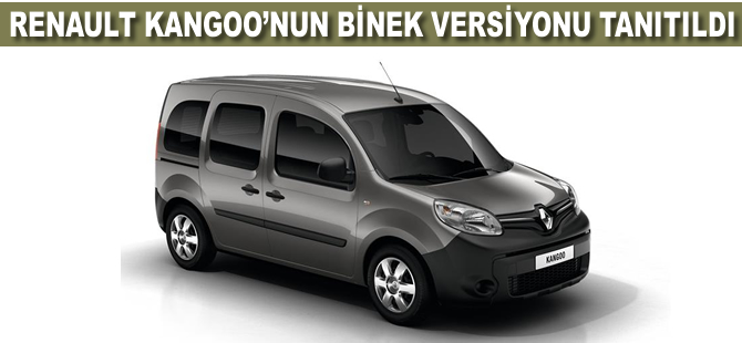 Renault Kangoo'nun binek versiyonu tanıtıldı