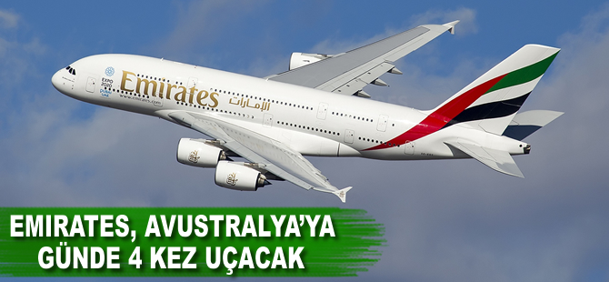 Emirates, Avustralya’ya günde dört sefer yapacak