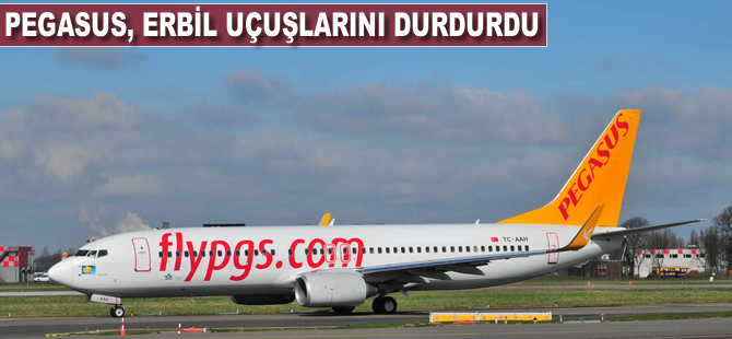 Pegasus, Erbil uçuşlarını durdurdu