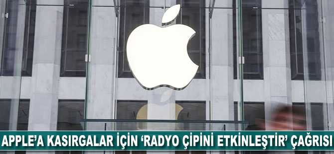 Apple'a kasırgalar için 'radyo çipini etkinleştir' çağrısı