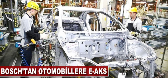 Bosch'tan otomobillere e-aks