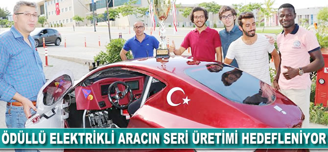 Üniversitenin ürettiği ödüllü elektrikli aracın seri üretimi hedefleniyor