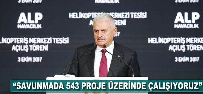 "Savunmada 543 proje üzerinde çalışıyoruz"