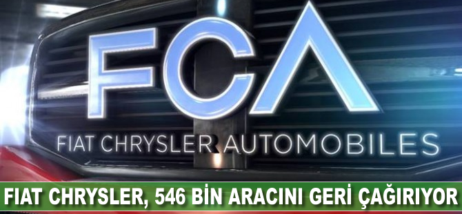 Fiat Chrysler, 646 bin aracını geri çağırıyor