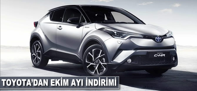 Toyota'dan ekim indirimi