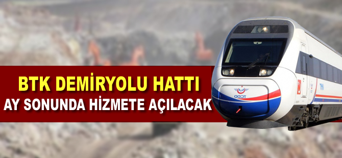 Bakü-Tiflis-Kars demiryolu ay sonunda hizmete açılacak