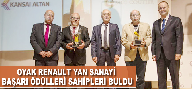 Oyak Renault Yan Sanayi Başarı Ödülleri sahiplerini buldu