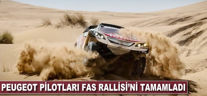 Peugeot pilotları Fas Rallisi'ni tamamladı