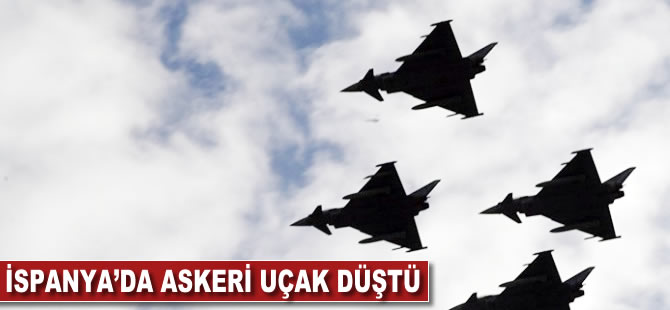 İspanya'da askeri uçak düştü