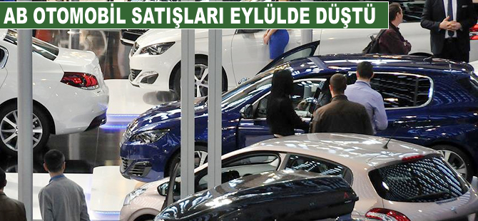 AB otomobil satışları eylülde düştü